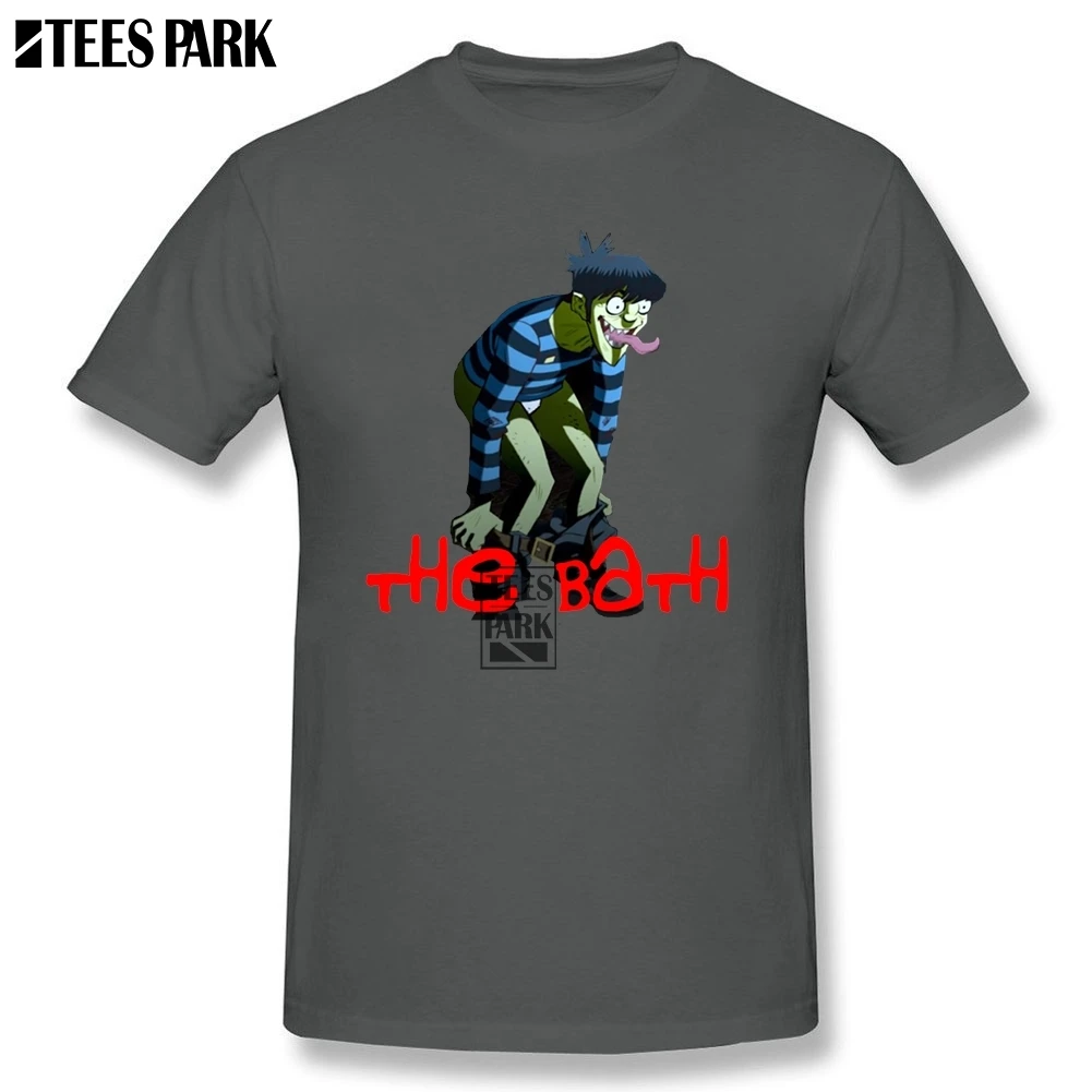 Tee Shirts Noodle Gorillaz Cool White T Shirt for Men Youth Natural Cotton Discount Men's Cusised Designer | Мужская одежда