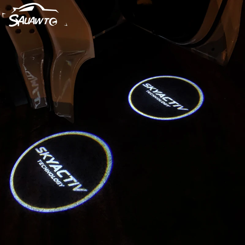 

LED Car Door Light Logo Projector Ghost Shadow Lamps For Mazda 2 3 6 BK BL BM GG GH GJ CX3 CX-5 CX5 KE KF CX9 MX5 Axela ATENZA