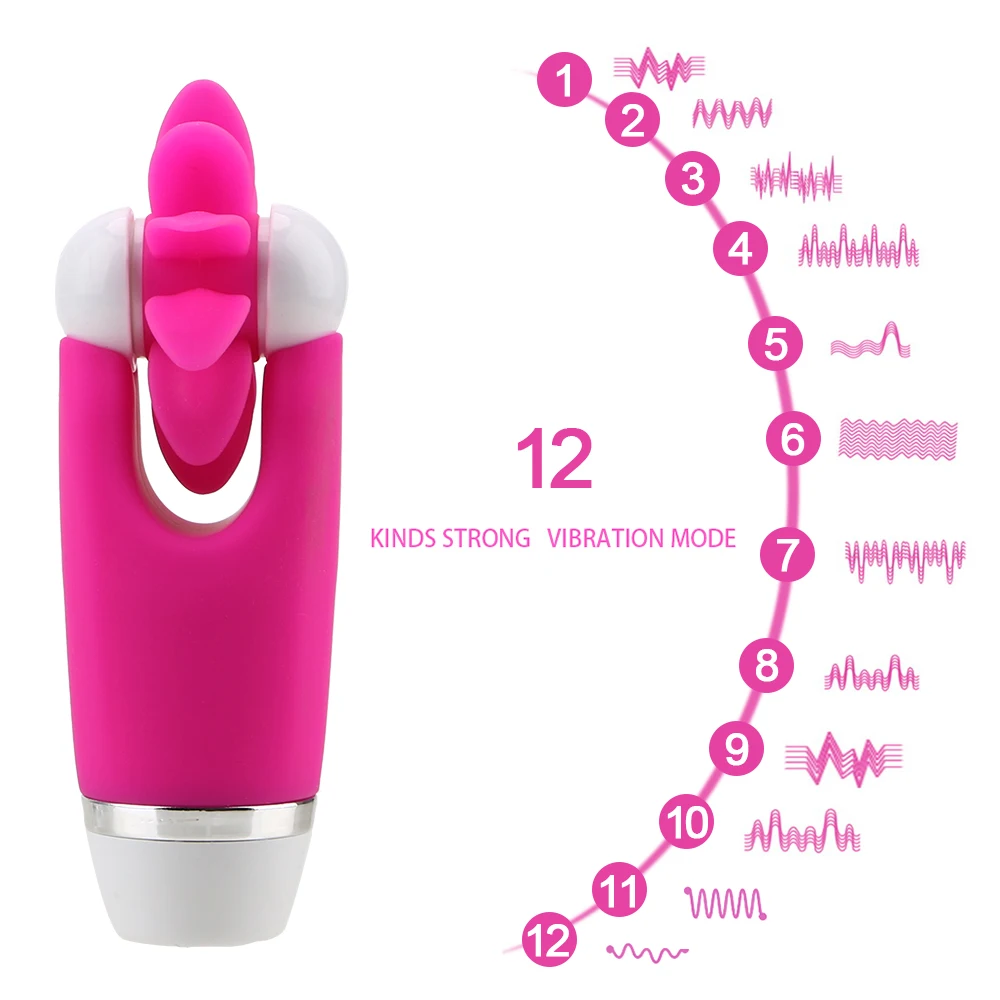 OLO Tougue Licking Vibrator Rotation Oral 12 Speed Clitoris Stimulator Female Masturbator Sex Toys For Women Adult Games | Красота и