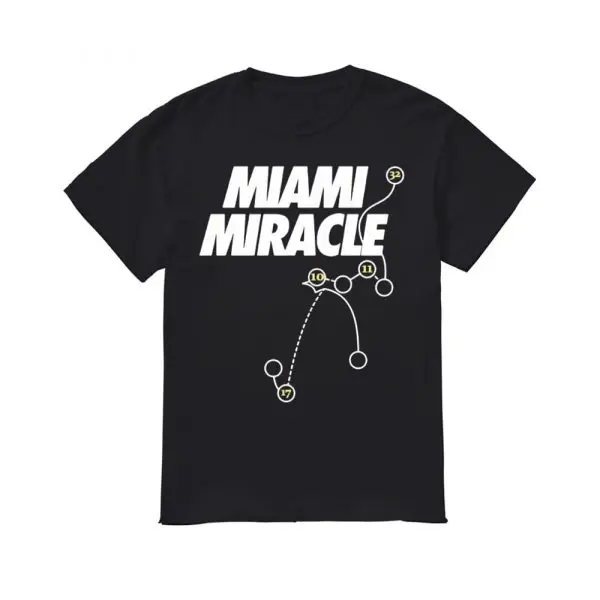 

2019 Fashion Men T shirt Miami miracle shirt 100% Cotton