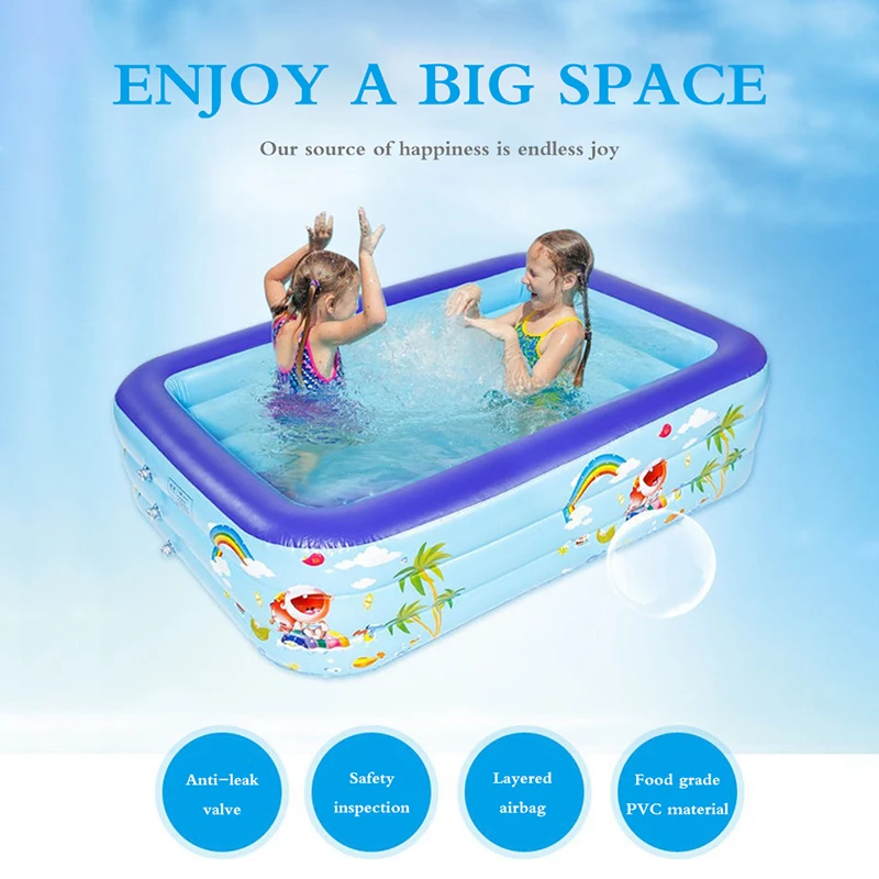 Плавание ming бассейн с шариками Детские вечерние летние надувной Водный игровой в