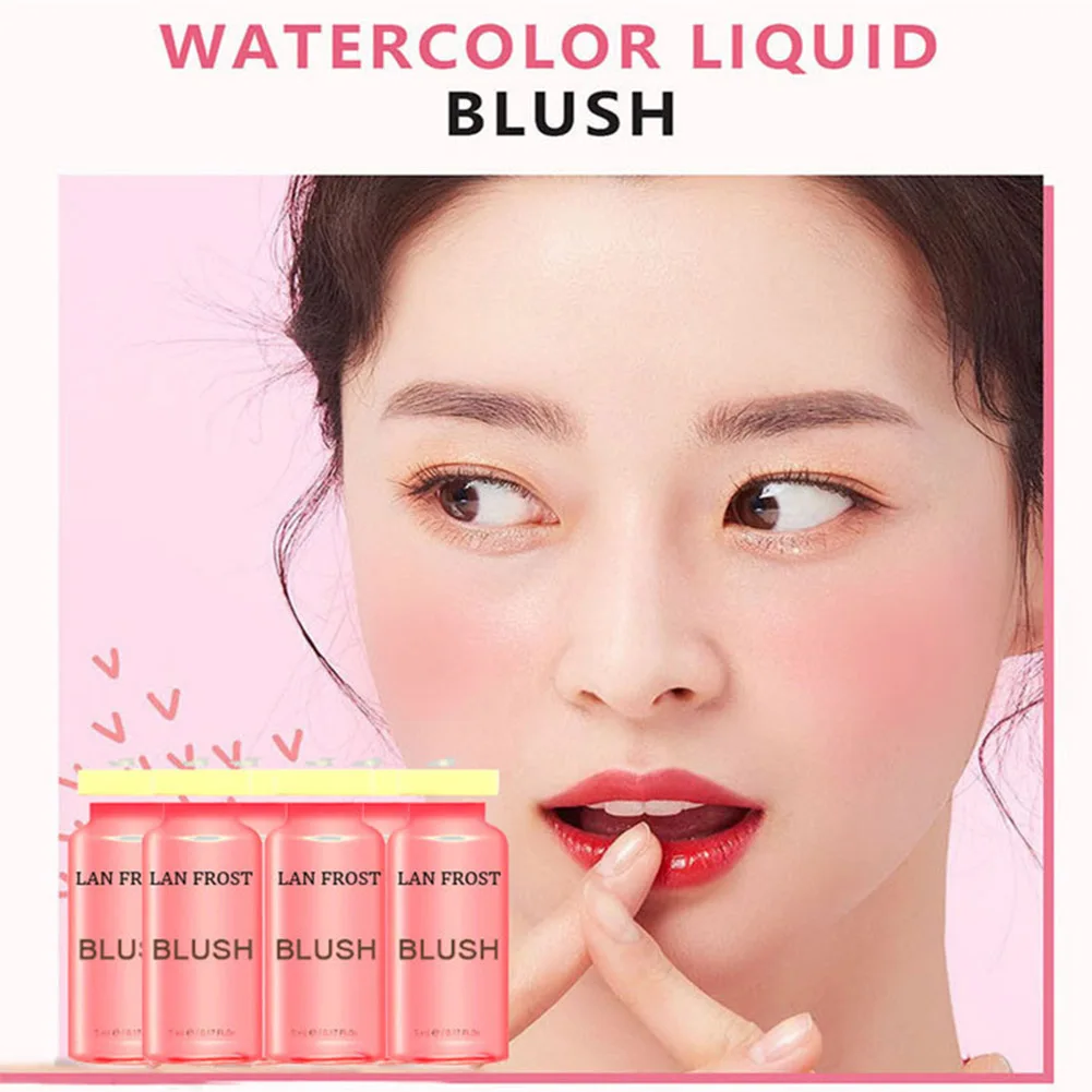

10pcs 5ml Salon Brightening Anti Aging Face Makeup Professional Glow Portable Universal Natural Nude Cream Blush Long Lasting