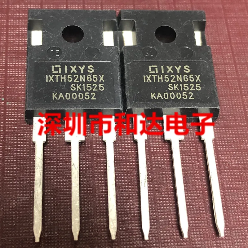 

(5 шт.) IXTH52N65X TO-247 650V 52A / IXTH460P2 500V 24A / IXTH15N50L2 500V 15A / IXTH64N65X 650V 64A TO-247