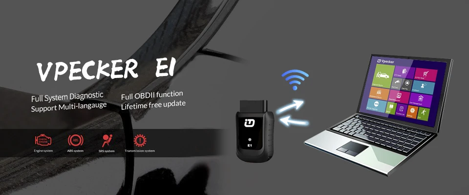 [XTUNER Дистрибьютор] XTUNER E3 WINDOWS 10 беспроводной OBDII диагностический инструмент Pefect Замена для VPECKER Easydiag