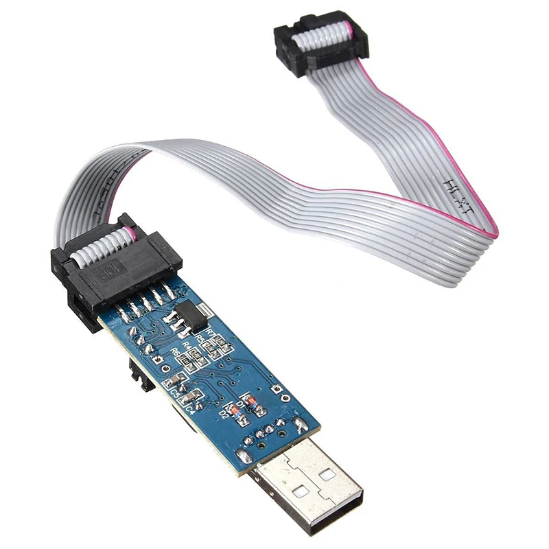Топ USB ISP программатор загрузчик для 51 AVR/Atmega/Attiny/AVR скачать адаптер | Электроника