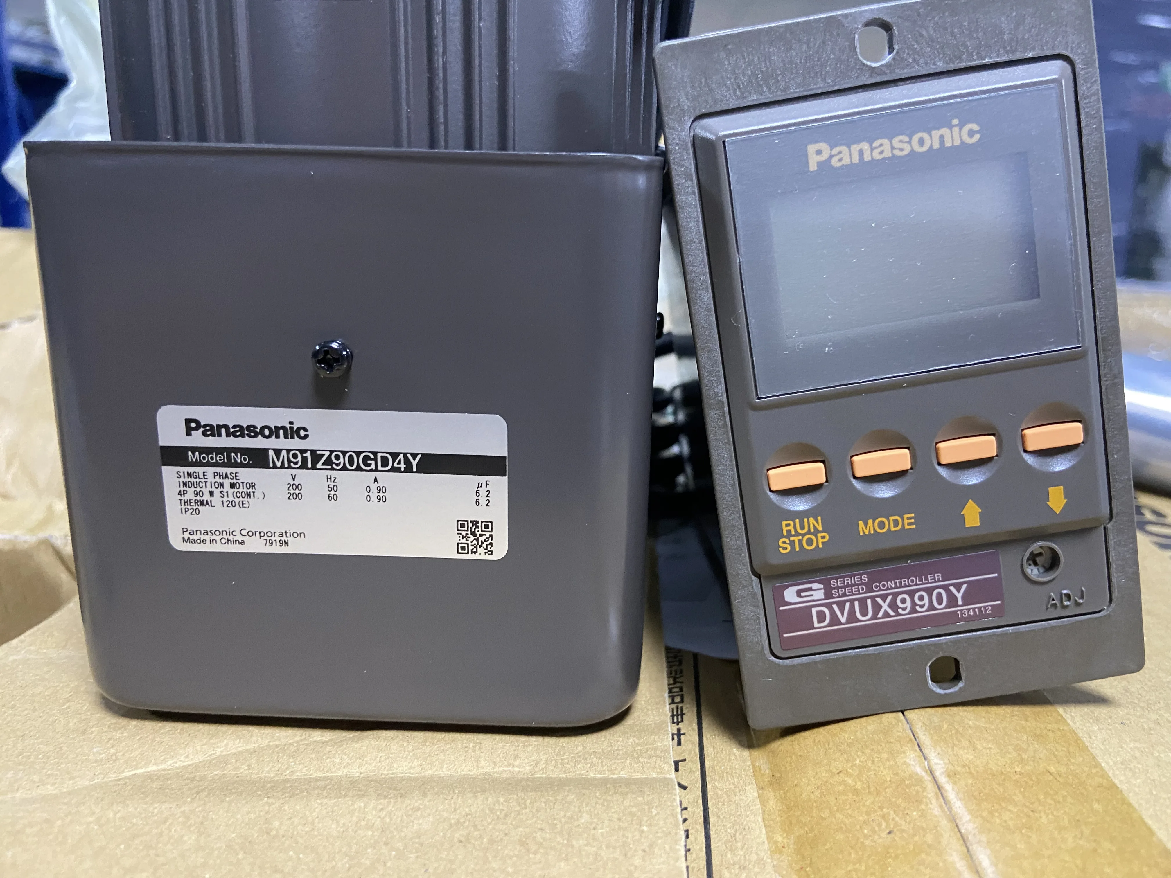 

Panasonic Single Phase Induction Motor 4P 90W IP20 M91Z90GD4Y