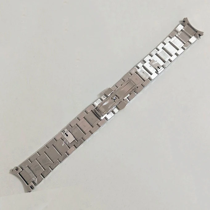 

19mm 20mm Watchband for Longines Master Series Stainless Steel Watch Strap 316L Men Bracelets Belt Butterfly Buckle Accessories