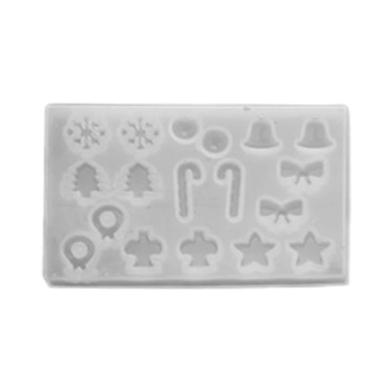 

Resin Crystal Epoxy Mold Ball Snowflake Cane Letter Socks Tags Casting Silicone Mould DIY Crafts Jewelry Pendant Making Tools