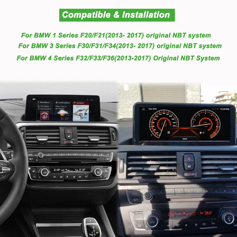 Автомобильный мультимедийный плеер Bonroad Android 10 0 F20 (правосторонний привод)/F21 NBT 2011