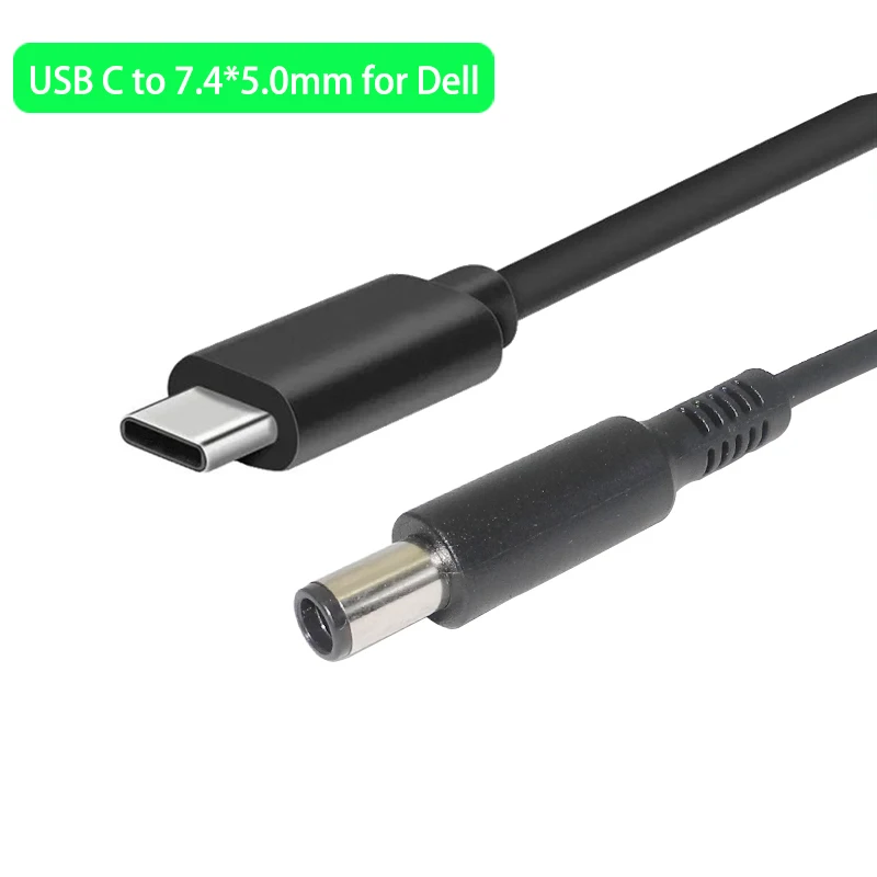 Адаптер питания постоянного тока с разъемами USB Type C на 7 4x5 0 мм для ноутбуков Dell
