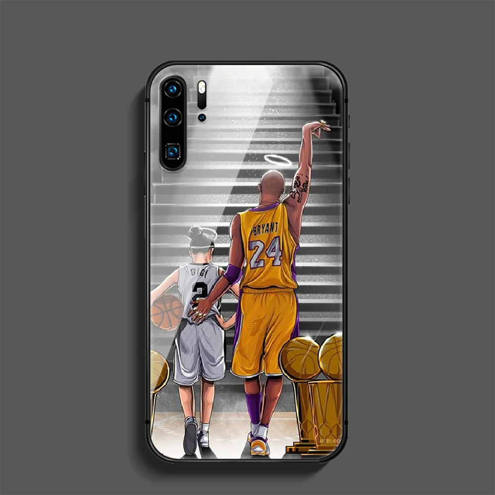 

Kobe Basketball Bryant Phone Tempered Glass Case Cover For Huawei Mate P 10 20 30 40 Lite Pro Smart Z 2019 Silicone Etui Prime