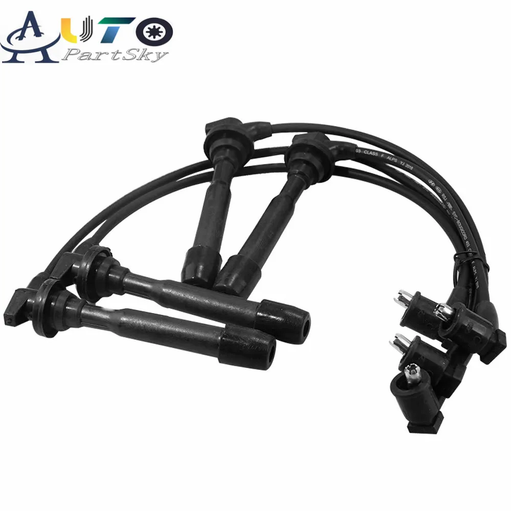 

Accessories 27501-23B70 2750123B70 2750123A00 New Ignition Spark Plug Wires Cable Set for HYUNDAI TIBURON TUSCANI AVANTE