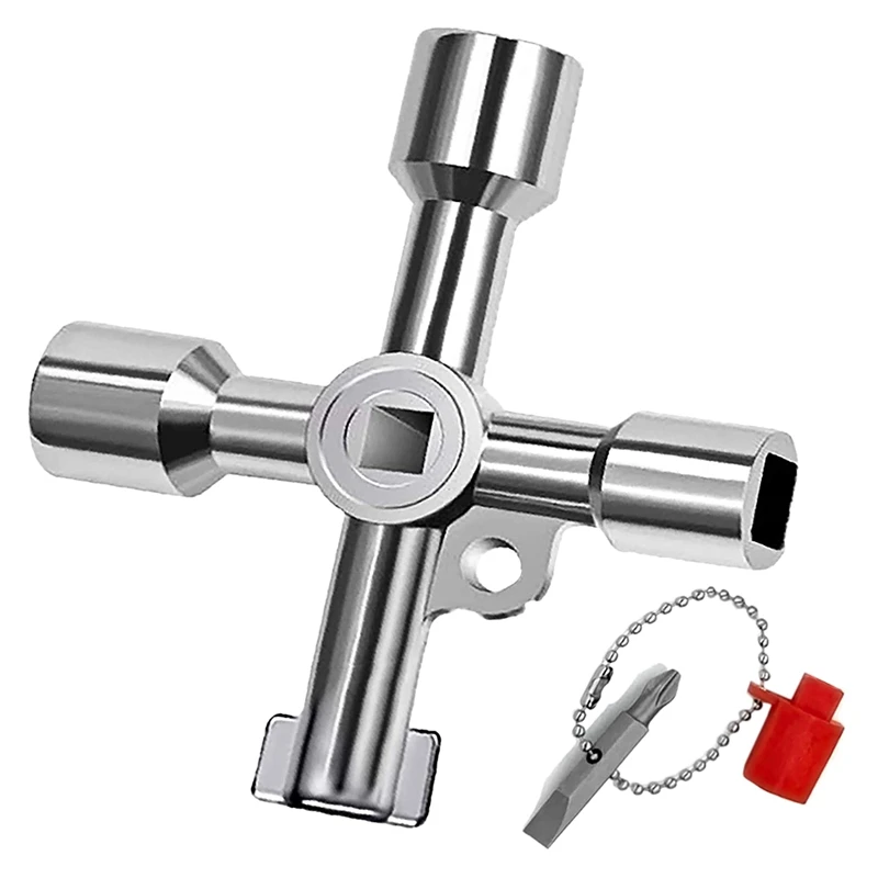 4 In1 метр ключей настенный газовый счетчик ключ мульти-функциональные утилиты для