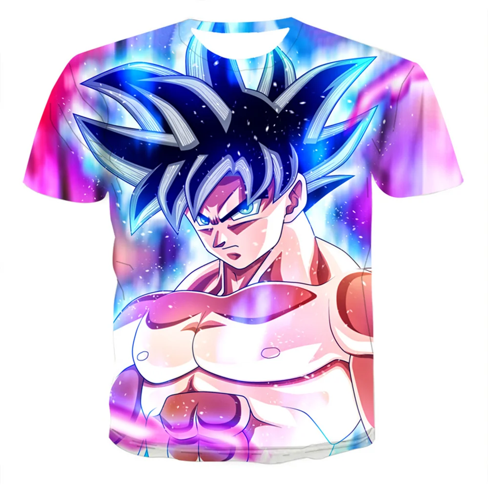 

Anime Boys Summer Clothing Men's Fashion T-Shirt 3D Anime harajuku Tops Men's T-Shirt O-Neck short sleeve Large Size Streetwear
