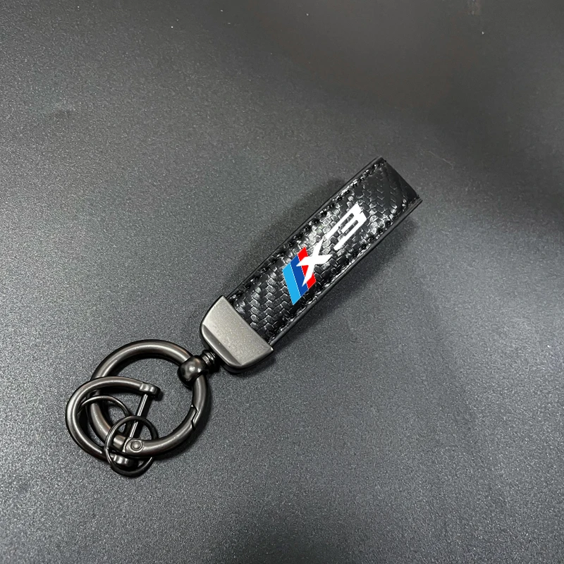 Автомобильное кольцо-брелок из углеродного волокна поворот на брелок цинкового