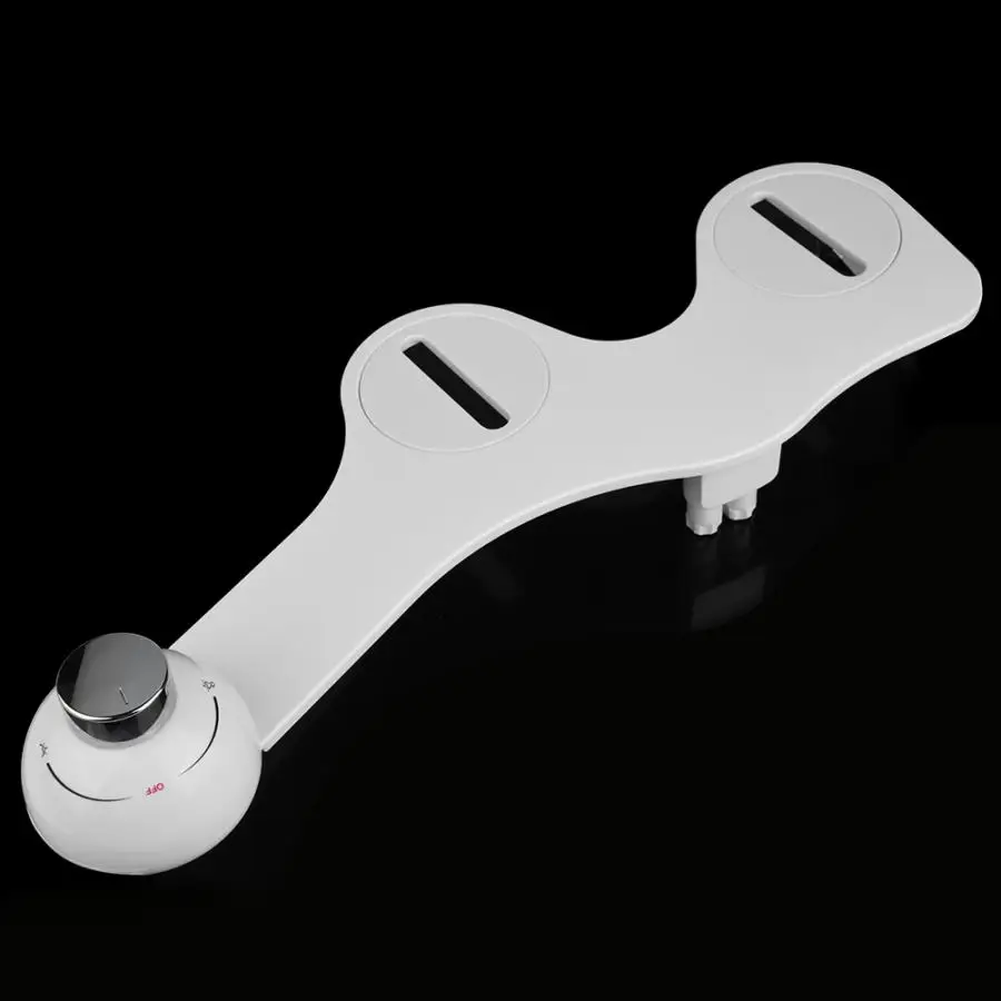 Toilet bidet Cold Water Double-nozzle Hygienic Ultra-thin Bathroom Bidet for private parts and hip cleaning | Обустройство дома