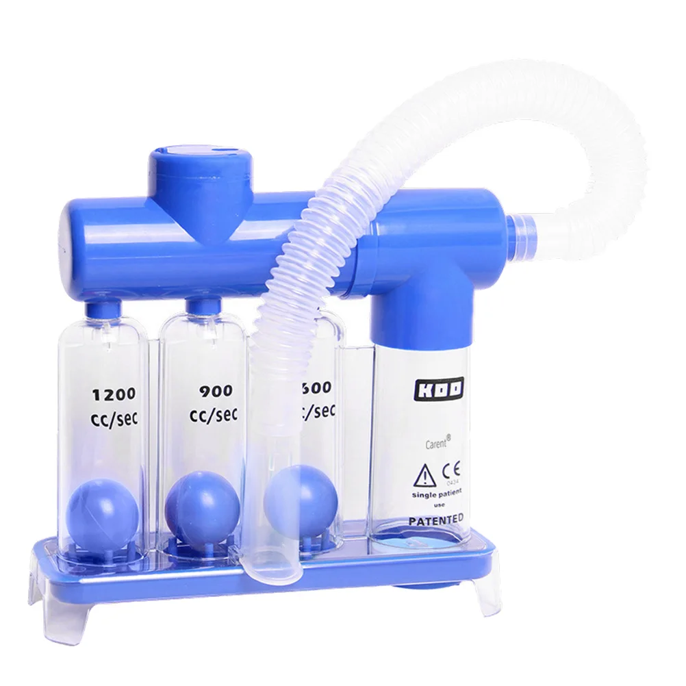 

Three-ball Apparatus Vital Capacity Breathing Trainer Incentive Spirometer Lung Breathing Exerciser Rehabilitation Training Tool