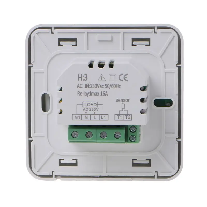 Терморегулятор с сенсорным экраном термостат подогревом для теплого пола