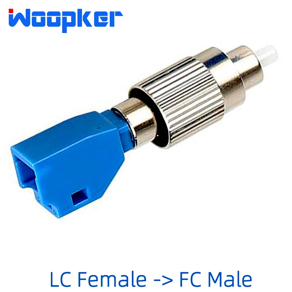 

1 Pc Fiber Optic Adapter LC Female to FC Male Metal 2.5mm to 1.25mm FC-LC Singlemode simplex Fiber Optic Adapter Connecter