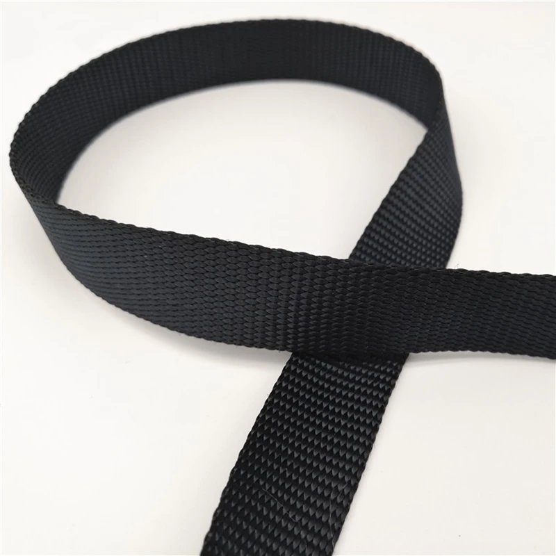 50 Meters 1CM Width Colorful 1.5MM Thickness Woven Polyester Imitation Nylon Webbing Straps Belt Pet Chest Strap Accessories | Дом и сад