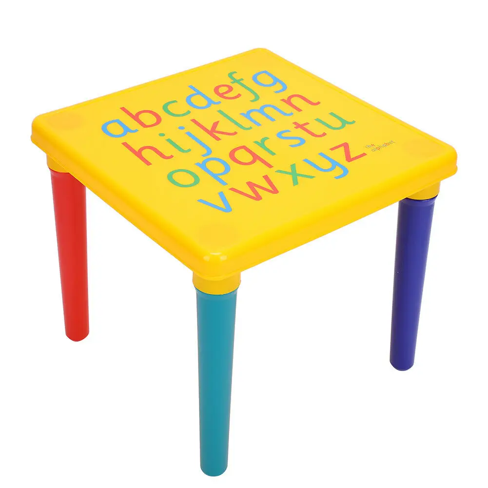 Alphabet ABC Children's Desk and Chair Set Child Kids Study Printing Table | Мебель