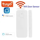 Датчик сигнализации Tuya Smart, Wi-Fi, для дверей и окон, совместим с Alexa, Google Home