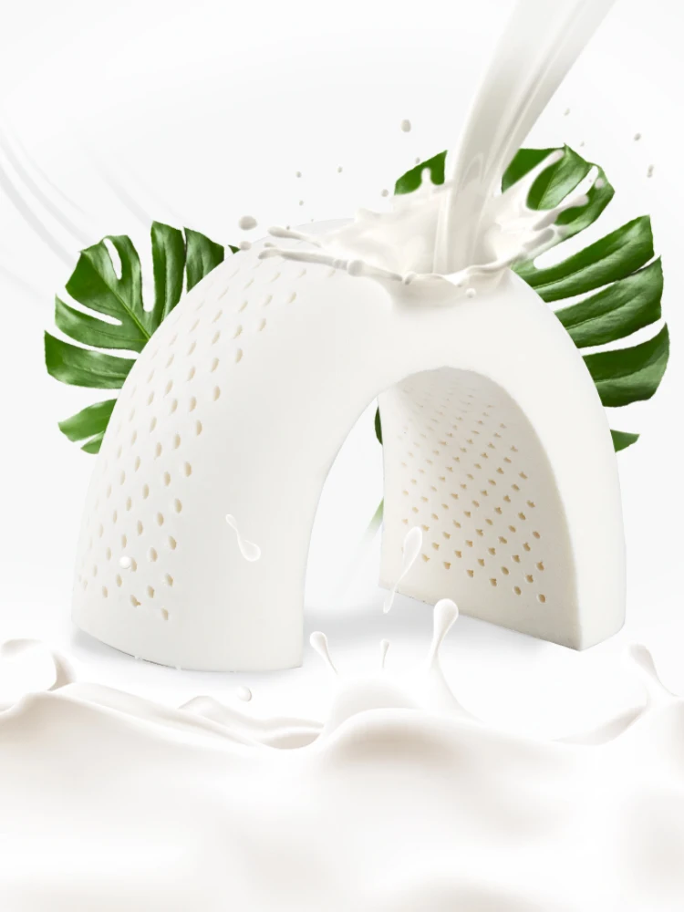 Латекс полумесяц Подушка полукруг защиты шейки матки кресло для отдыха ног