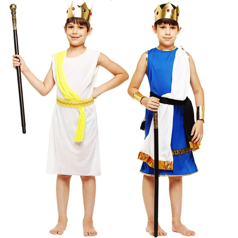 Новый египетский Аниме Костюмы Фараона для Хэллоуина Одежда вечевечерние фараон