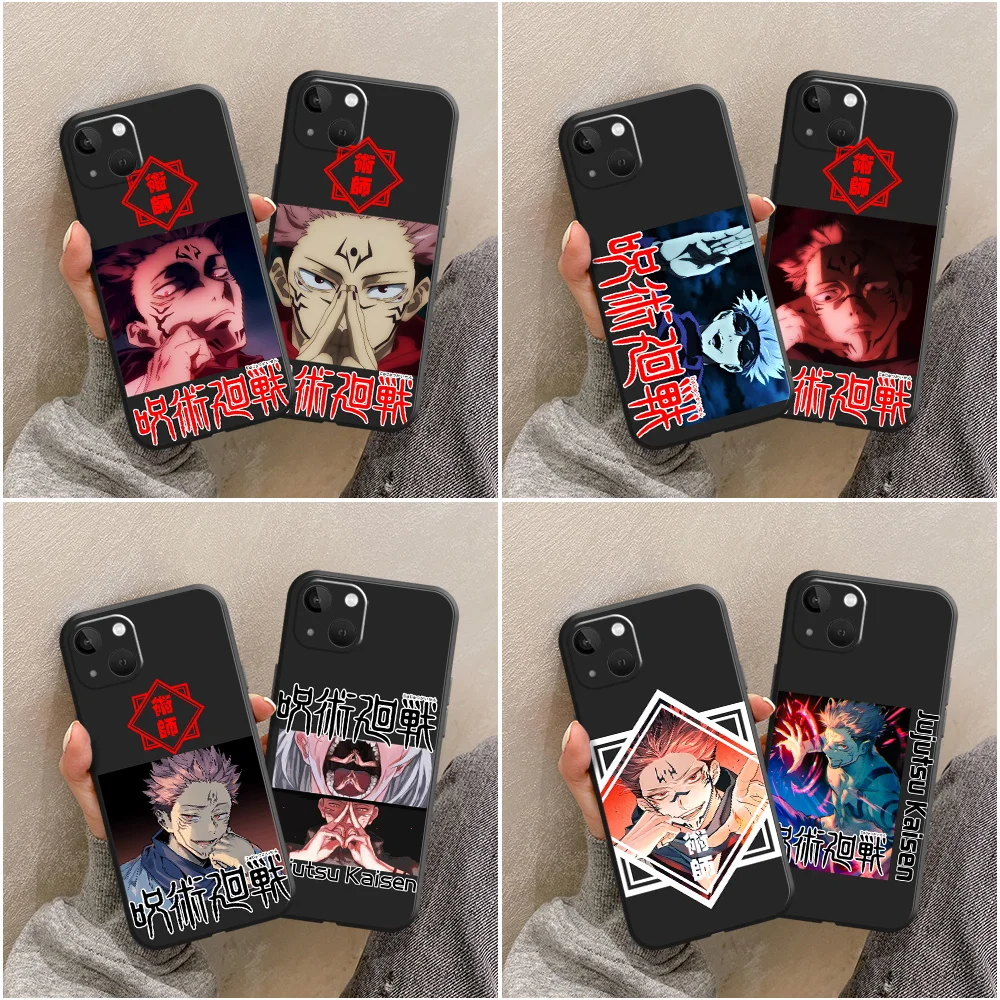 

Jujutsu Kaisen Case for iPhone 11 Pro Max 12 13 Pro Max Mini SE 2020 XS Max XR 6 6S 7 8 Plus Soft TPU Phone Couqe Funda Capa