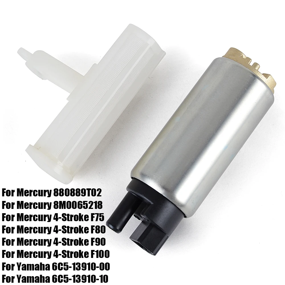 

Fuel Pump for Mercury 4-Stroke F75 F80 F90 F100 880889T02 8M0065218 for Yamaha F40 F50 F60 F70 FT50 FT60 T60 6C5-13910-10