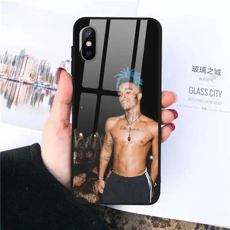 

Q15 XXXTENTACION Phone Case Tempered glass For iphone 11 12 PRO MAX X XS XR 5C 6 6S 7 8 plus