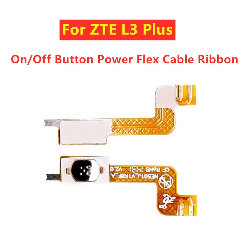 

100% New On/Off Button Power Flex Cable Ribbon For ZTE Blade L3 Plus Power Flex Cellphone Repair Parts