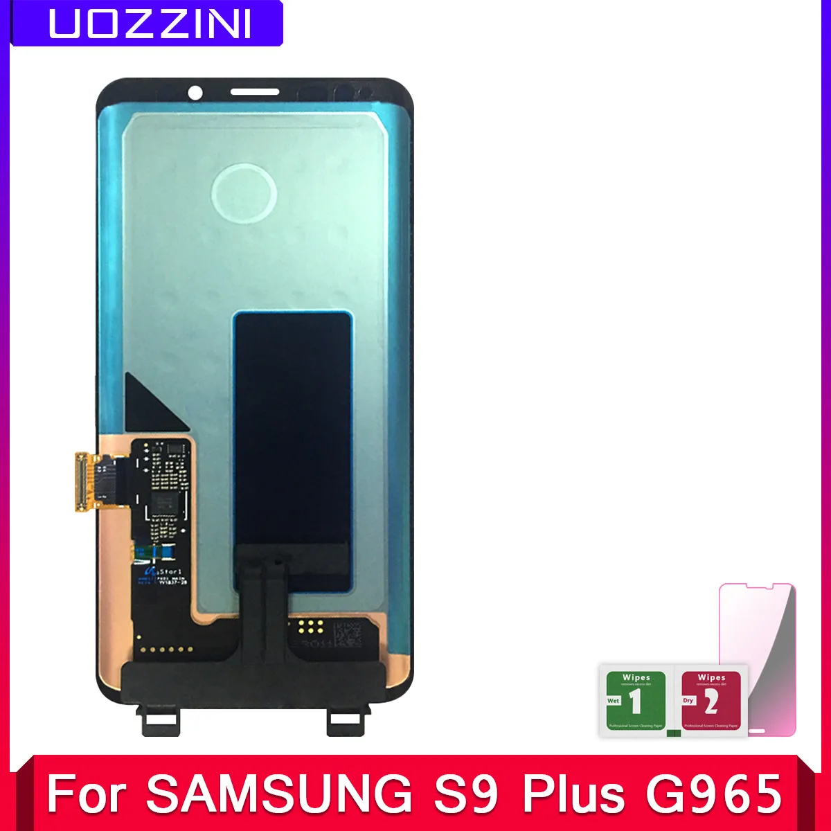 ЖК дисплей Super AMOLED для Samsung Galaxy S9 + s9 plus g965 g965f 2 шт. сенсорный экран в сборе запасные
