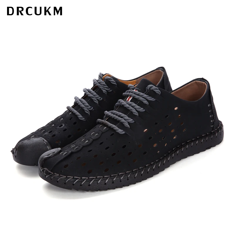 

DRCUKM обувь; Водонепроницаемые мокасины; Zapatos De Hombre Male; Новинка весны Осенняя брендовая Вулканизированная обувь Легкий обувь для вождения