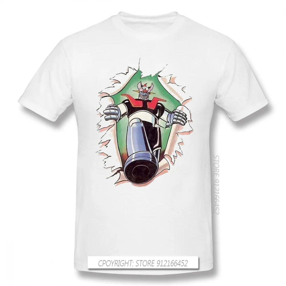 

New Summer Mazinger Z T-Shirts Cotton Ultraman Metal Heroes Big Monster Space Garrison Films Ofertas Men TShirt
