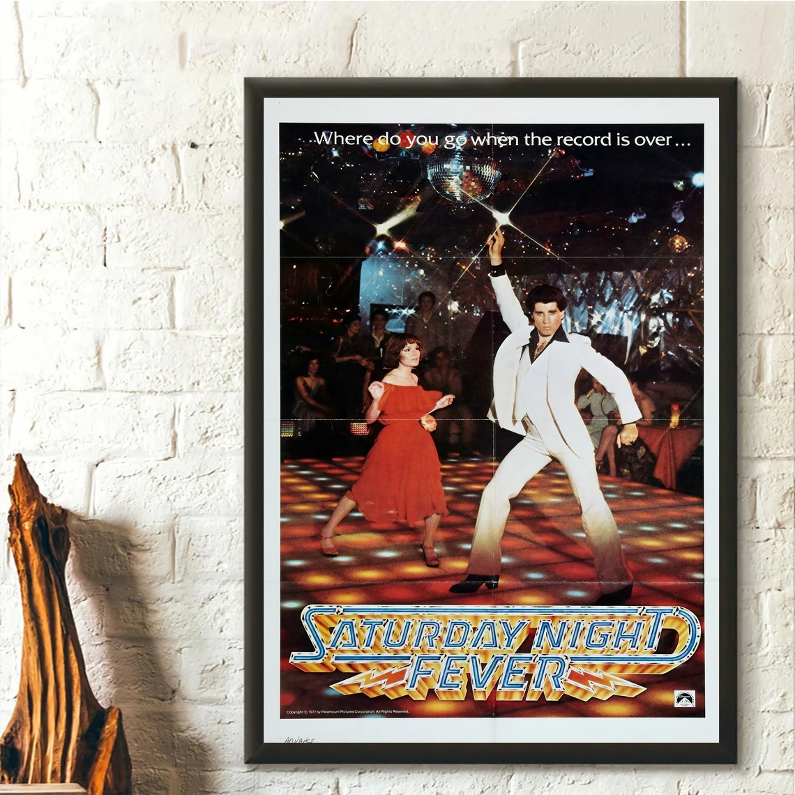 

Saturday Night Fever Vintage Music Art Poster Canvas Prints Home Decoration Wall Painting (No Frame)
