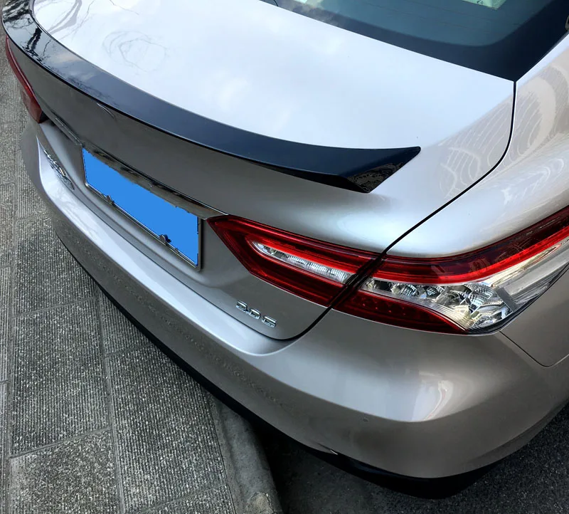 Краска дефлектор спойлер цвет заднего крыла губы для Toyota Camry 2018 задний отделка |
