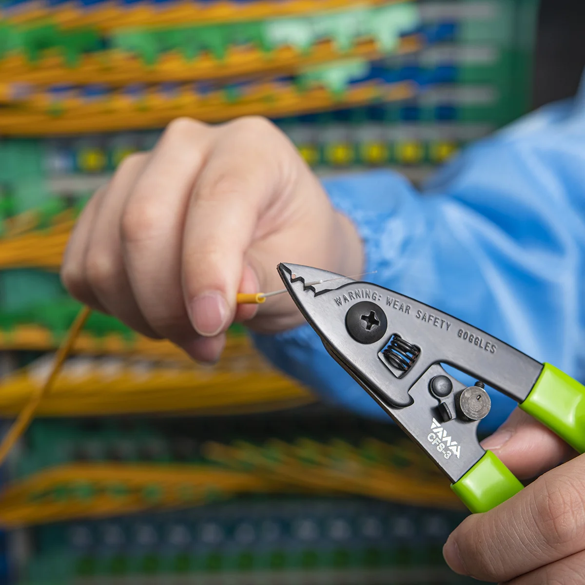 Инструмент для зачистки оптоволокна 5 шт. CFS-3 дюйма 3 отверстия подходит снятия