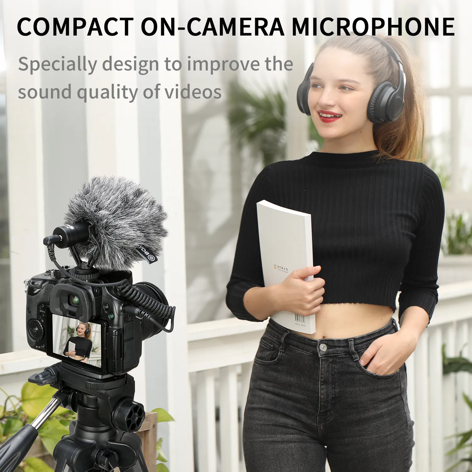 BOYA Двойной микрофон для камеры ПК смартфонов на Android DSLR-камер потребительских