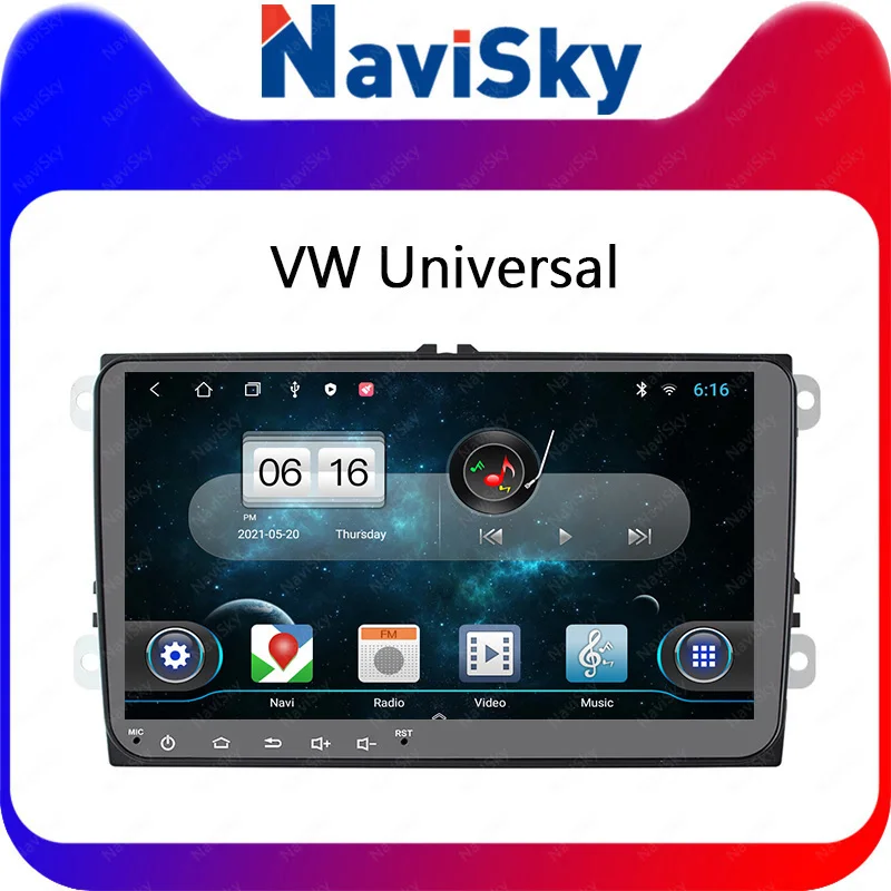 Автомагнитола Navisky с GPS-навигацией для VW Volkswagen SKODA GOLF 5 Golf 6 POLO PASSAT B6 JETTA TIGUAN dvd-плеер BT