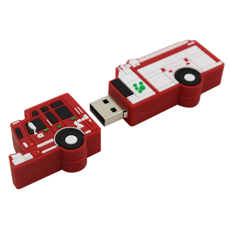 Напиши мне мультфильм 64 Гб личности для малышей с изображением пожарной машины USB