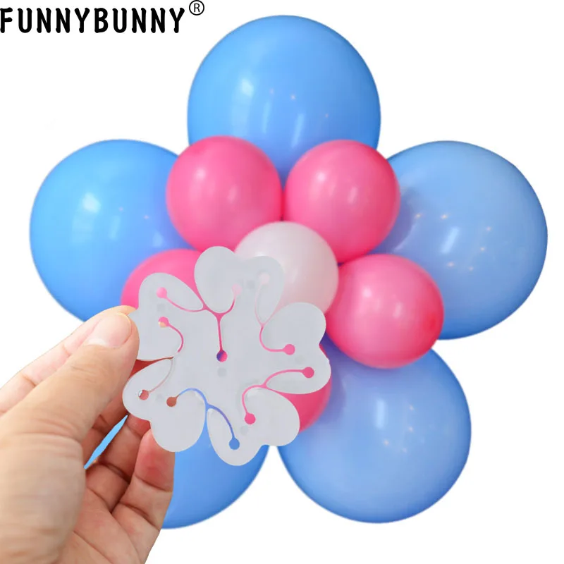 FUNNYBUNNY 20 шт 5 в 1 пластиковый зажим для воздушного шара уплотнения сделать