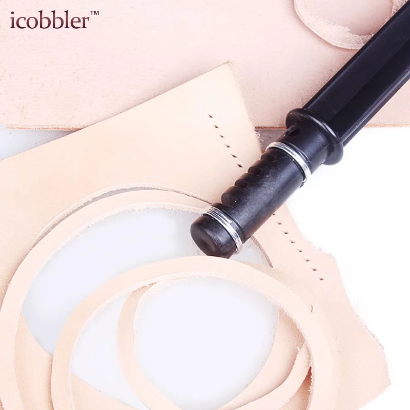 Станок для резки кожи инструмент кожевенного ремесла шнурок с 3 лезвиями и 4