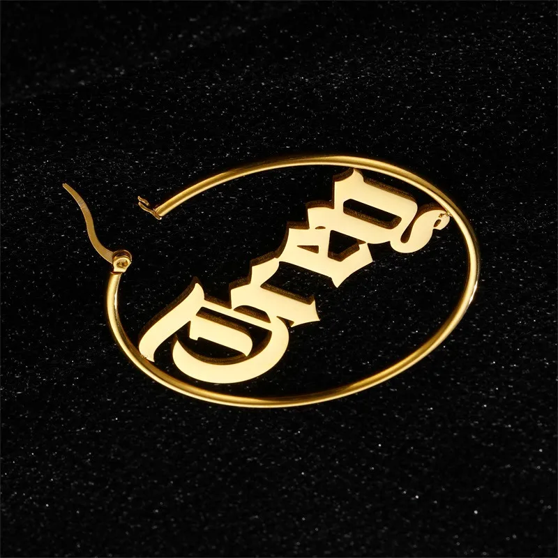 Винтажные персонализированные большие серьги Wanixm для женщин ювелирные изделия