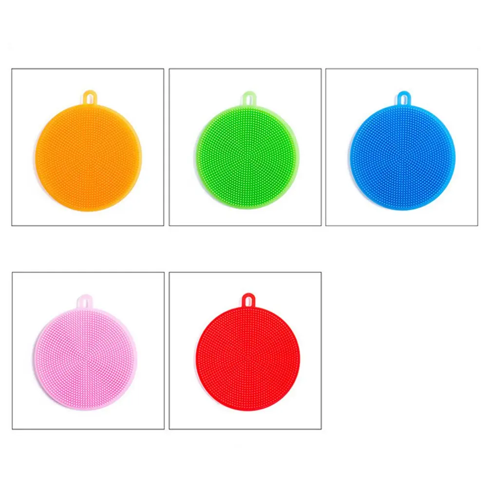 Многофункциональная силиконовая щетка для мытья посуды миска губка кастрюли