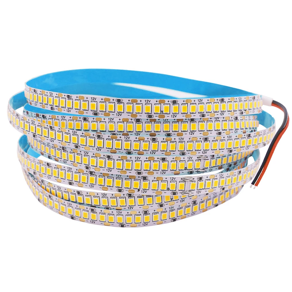 LED Strip Lights 24V 12V 2835 240LED Flexible Led Tape Light 5M Super Bright IP65 IP67 Waterproof Orange Warm Cold Natural White