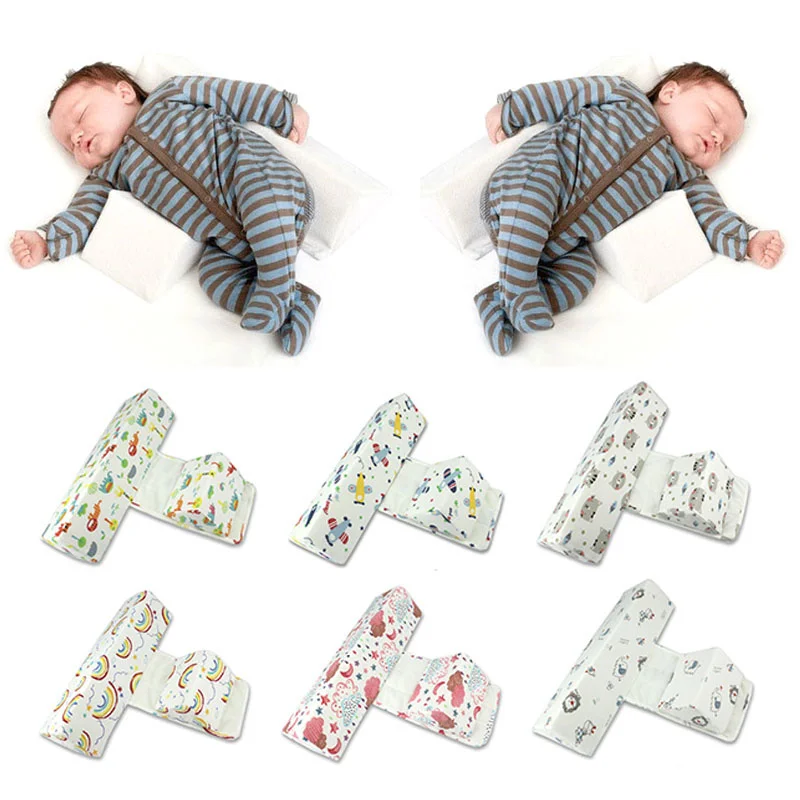 

Baby Pillow Cotton Shaping Sleeping Pillow Positioning Correction Flat Head Infant Side Sleep Pillow for Newborn Baby