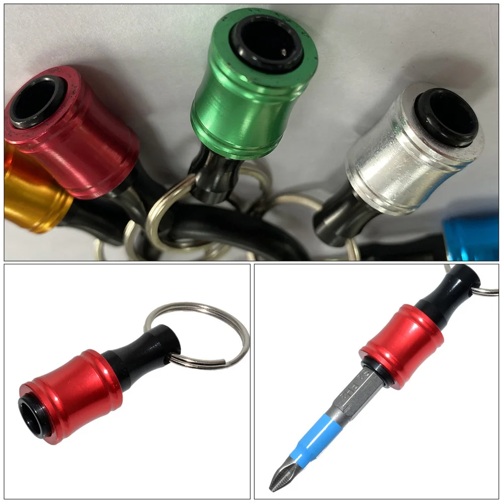 

1 Set Heavy Duty Keychain Screwdriver Bit Holder Extension Bar for Climbing