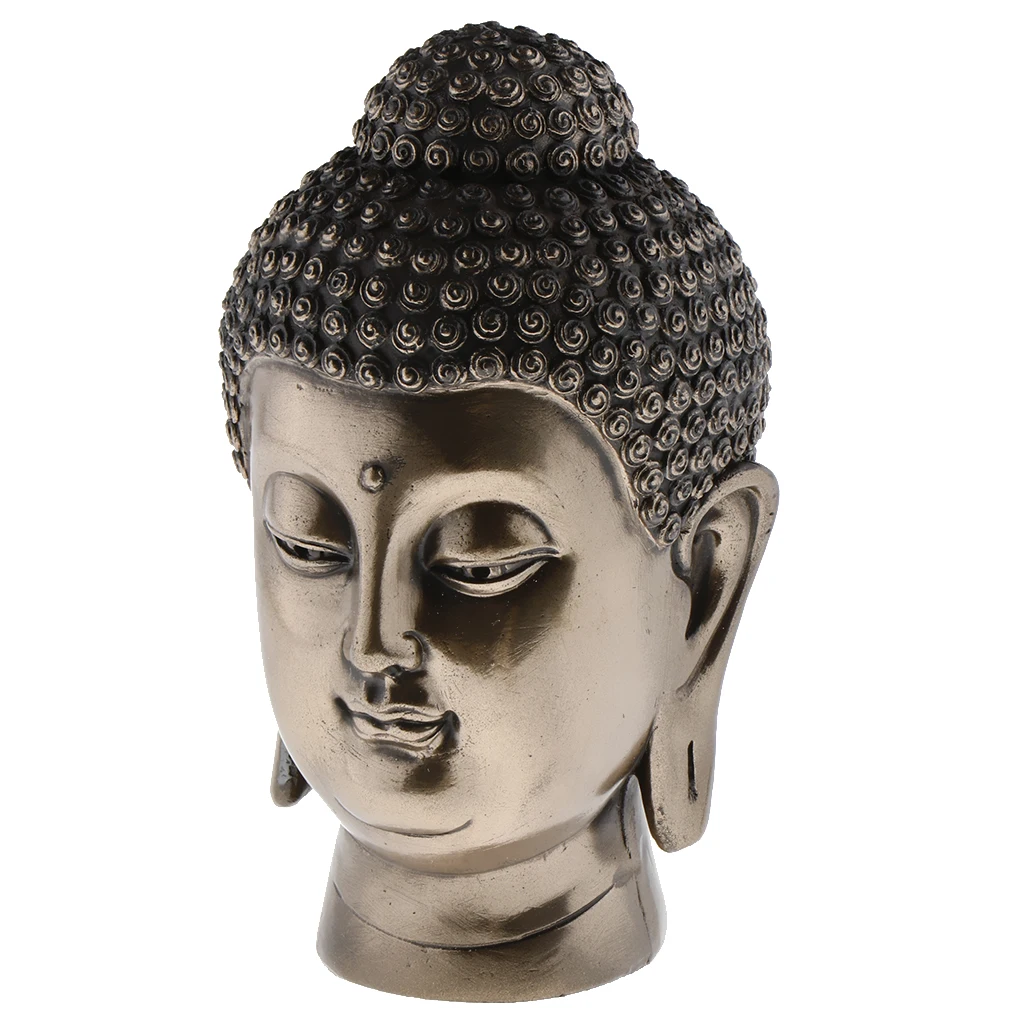 Смола в форме головы Будды интерьера штук буддийские Статуэтка женщины