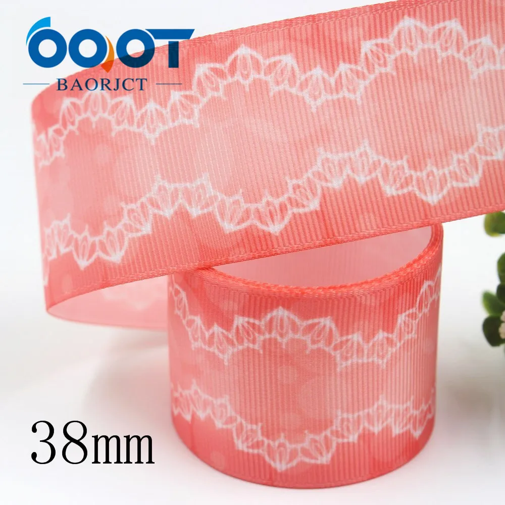 OOOT BAORJCT I-19822-1957 38 мм 10 ярдов Цветок тепловой передачи печатных корсажные ленты